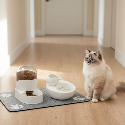 tapis pour gamelle chat