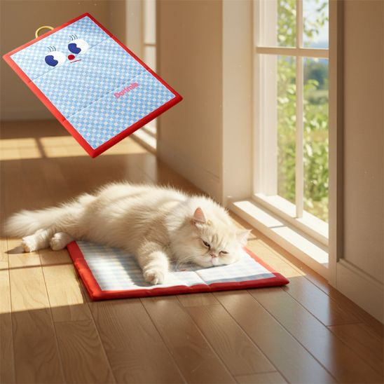 Tapis Rafraichissant Chat Pliable