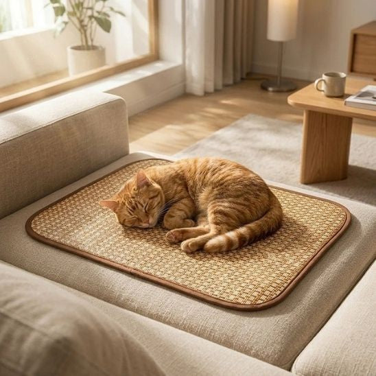 Tapis rafraichissant chat bien être