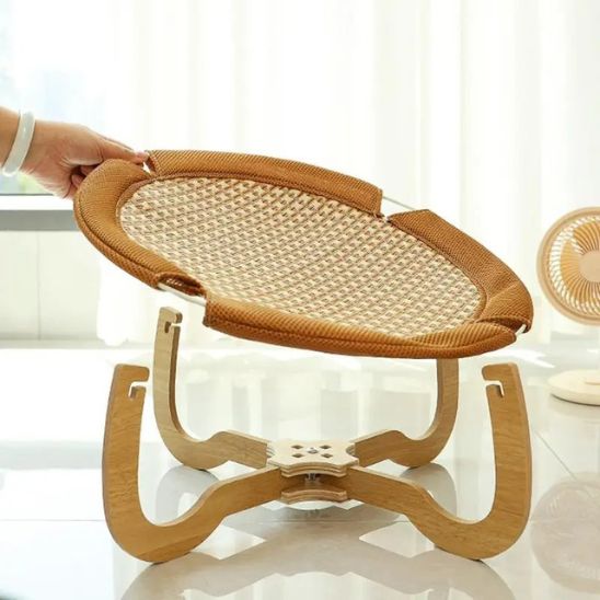 Tapis rafraichissant chat | Hamac Rotin Climatisé