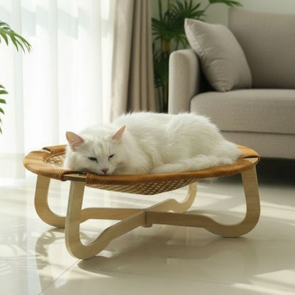 Tapis rafraichissant chat frais rond