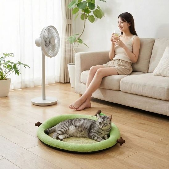 tapis rafraîchissant chat frais