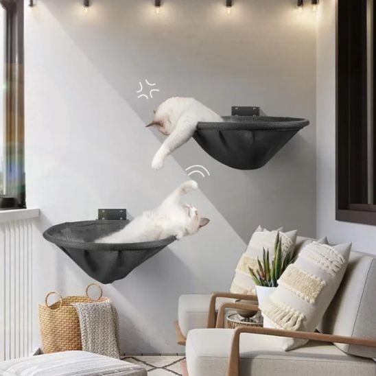 Tapis rafraichissant chat mural