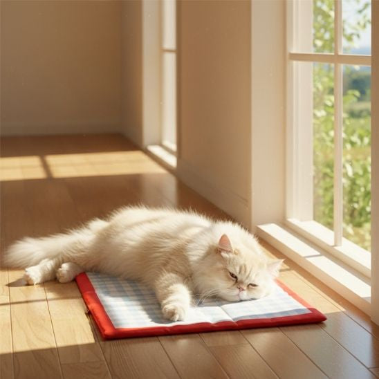 Tapis rafraichissant chat pliable
