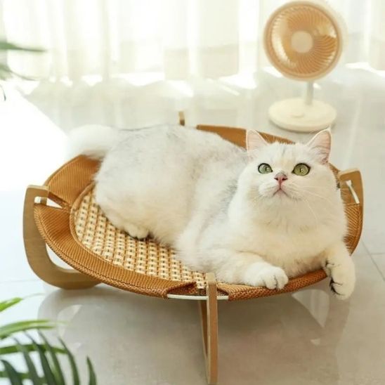 Tapis rafraichissant chat | Hamac Rotin Climatisé