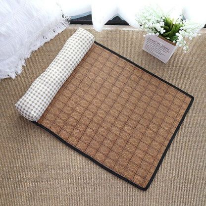 tapis-rafraichissant-chat-vichy-beige