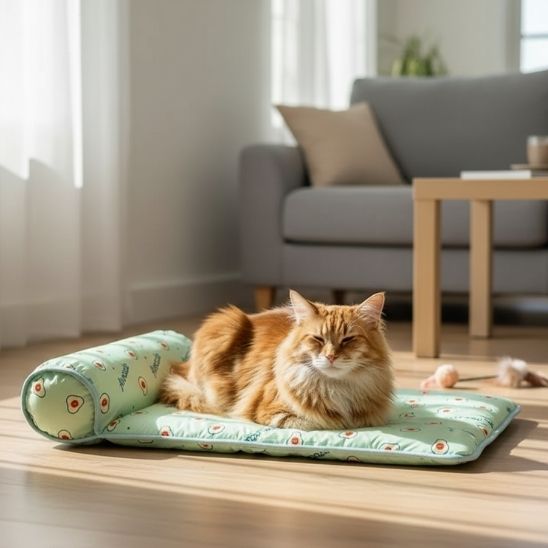 tapis-rafraichissant-pour-chat-avocat-vert