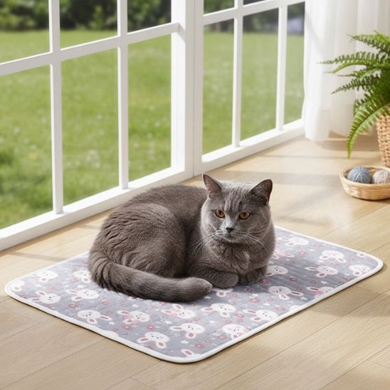 tapis-rafraichissant-pour-chat-gris-violet-motif-lapin
