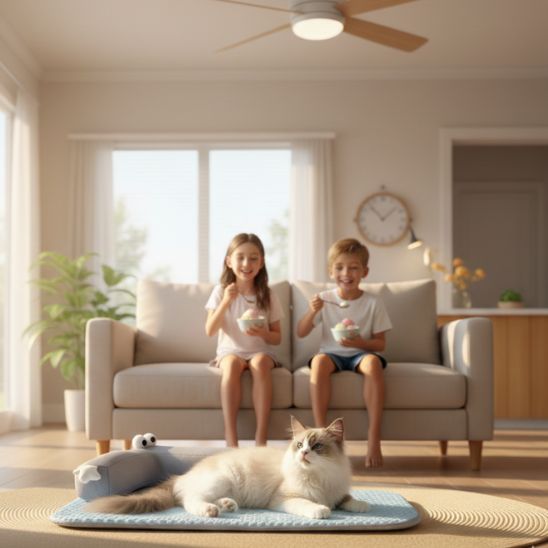 Tapis refrigerant chat doux