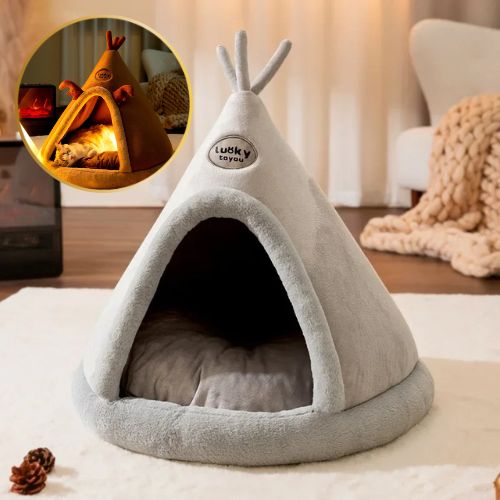 tipi-pour-chat-gris