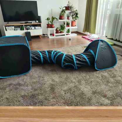 tunnel-chat-bleu